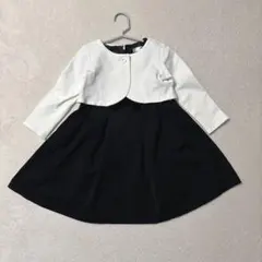 セレモニー　フォーマル　ブラック　オケージョン　ボレロ　100 ワンピース