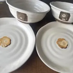 【美品】ミスタードーナツ 陶器皿とボウルセット