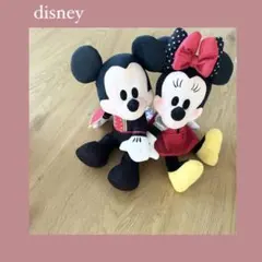 Disney ディズニー ミッキー ミニー ペアぬいぐるみ 美品