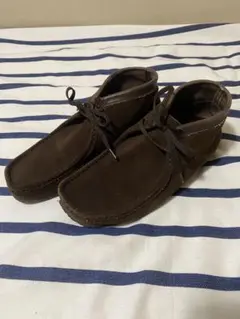 Clarks ワラビー ブラウン モカシン 靴
