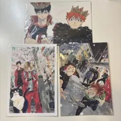 ハイキュー‼︎ 原画展ポストカード　烏野　音駒