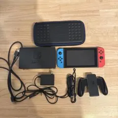 【美品】Nintendo Switch ネオンブルーネオンレッド 本体 ケース付