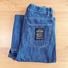 ラブラビ LOVE RABBY 150~160 ワイド デニム パンツ ブルー
