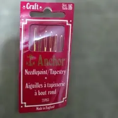 Anchor Needlepoint/Tapestry 針 サイズ16