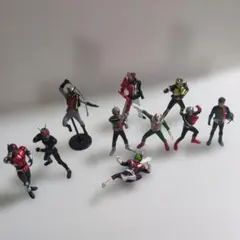 仮面ライダーフィギュア　11個セット