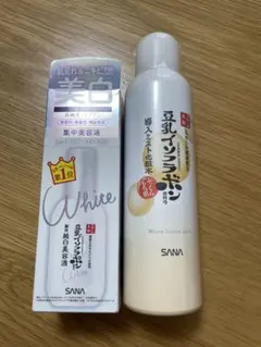 【新品】豆乳イソフラボン　純白美容液、導入ミスト化粧水