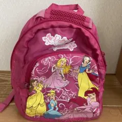 ディズニープリンセス リュックサック ピンク