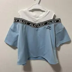 ALGY オフショル風 半袖トップス ライトブルーのサムネイル