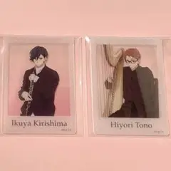 Free! オケコン チェキ風クリアカード 郁弥 日和 2枚セット まとめ売り