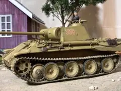 やすべい様専用　戦車プラモデル　1/35 パンサーAタイプ初期型　完成品のサムネイル