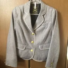 ピンクラテ　フォーマル　テーラードジャケット　グレー　卒服　卒業式　XS