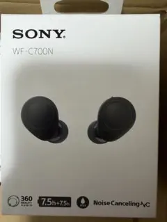 SONY WF-C700N ワイヤレスイヤホン ブラックのサムネイル