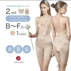 ハイウエストガードル B〜Fカップ 2セット