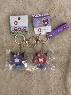 EXPO2025 ミャクミャク×サンリオ キーホルダー クロミ 新品 万博 2点