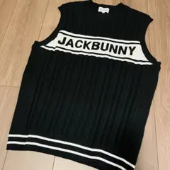 【新品未使用⭐️】ジャックバニー ゴルフウェア ベスト ブラック サイズ5