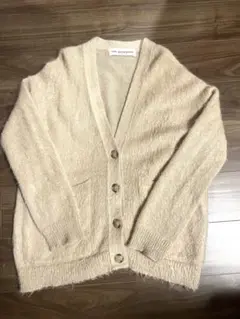 シンゾーン　ピンクベージュ ボタン付きカーディガン