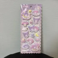 マイメロディ　クロミ マシュマロシール もちもちシール サンリオ　マイメロ