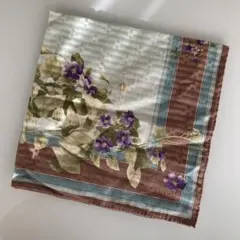 NINA RICCI ニナリッチ スカーフ 大判ハンカチ 花柄