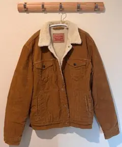 Levi’s リーバイス コーデュロイ ボアジャケット ブラウン M メンズ