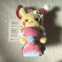 포켓몬 センター クリスマスじゅんびチュウ！ 피카츄 ポリゴン2 マスコット