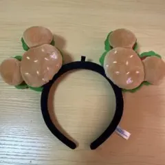 ディズニーハンバーガー耳付きカチューシャ