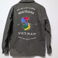 刺繍入りミリタリージャケット ベトナム