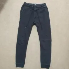 H&M 스웨트팬츠 테이퍼드 피트 블랙 S