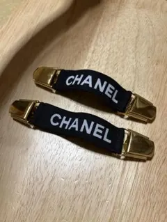 【美品】CHANEL シャネル　サスペンダー　アームバンド　ブラック　正規品 2026年最新】CHANEL レディース サスペンダーの人気アイテム - メルカリ
