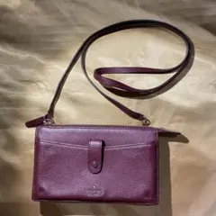 kate spade ワインカラー　ボルドー　お財布ショルダー
