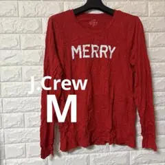 J.Crew 【M】　長袖　Tシャツ　赤　トップス　カットソー　レディースのサムネイル