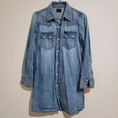Lee デニムシャツ フリーサイズ ライトブルー