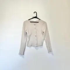 GU 長袖 カーディガン M ベージュ