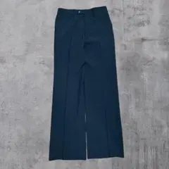 センタープレスパンツ ウール ブラック 黒 フォーマル スラックス