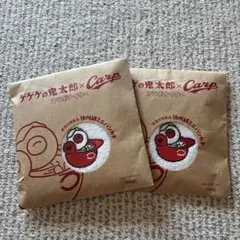 ゲゲゲの鬼太郎 × Carp コラボ ミニハンカチ　カープ