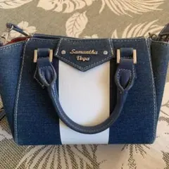 サマンサベガ ハンドバッグ ショルダーバッグ　デニム