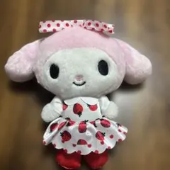 マイメロディ いちご柄ぬいぐるみ