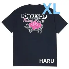PORKCHOP Paint Tシャツ ネイビー XL - メルカリ