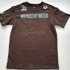 【arena 】アリーナ、ブラウン Tシャツ Sサイズのサムネイル