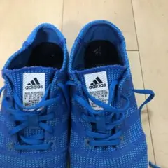 adidas 青 ランニングシューズ 9