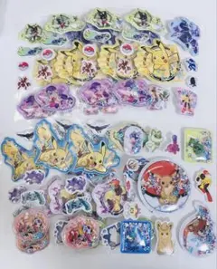 ピカチュウシール8枚セット まとめ売り　お得　外装無し