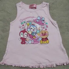 アンパンマン ノースリーブ Tシャツ ピンク95センチのサムネイル