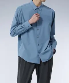 シャツ High twist ストレッチレギュラーカラーシャツ メンズのサムネイル