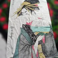 浮世絵 のれん 喜多川歌麿 暖簾