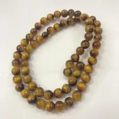 1連　6mm玉　約40cm タイガーアイ　虎眼石　パワーストーン　ブレス　パーツ