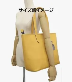 未使用　COACH メンズ　トートバッグ A4収納可 レザー C9876