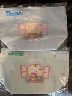 サンリオキャラクターズ当たりくじ　保冷バック　シナモロール　ポチャッコ　2点