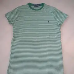 Polo by Ralph Lauren ボーダーTシャツ グリーン M