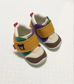 DOUBLE.B マルチカラー ファーストシューズ 12cm