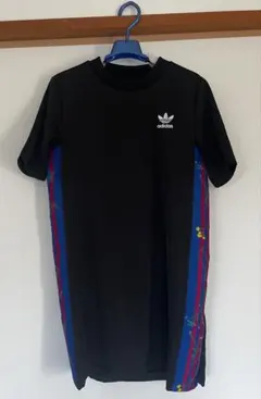 週末限定値 adidas サテンワンピース