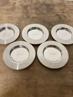 【NICOLEステンレス製 コースター5枚セット まとめ売り】